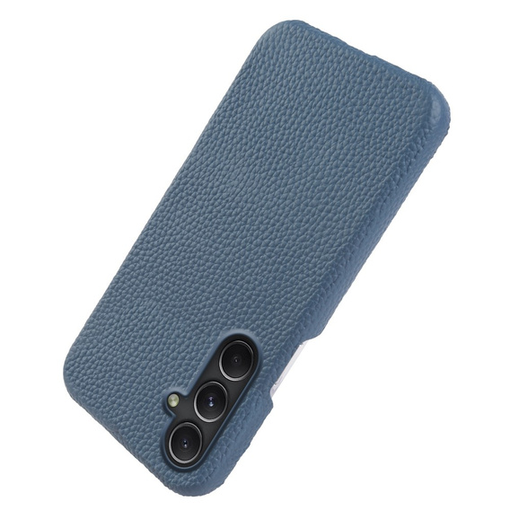 Δερμάτινη θήκη για Samsung Galaxy A54, Genuine Leather, μπλε