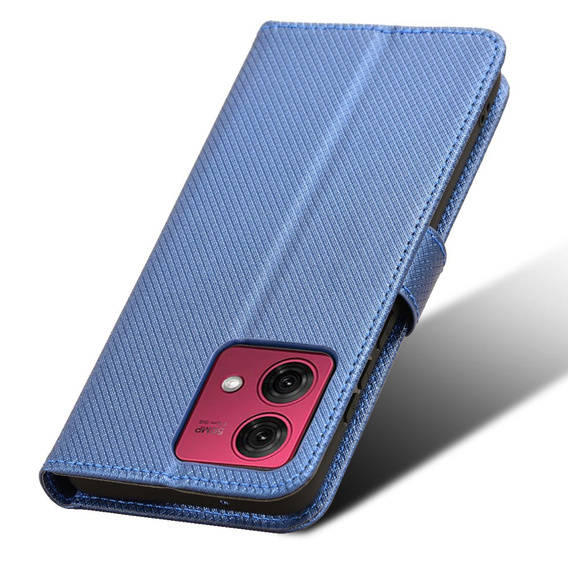 Αναδιπλούμενη θήκη για Motorola Moto G84 5G, Smart Magnet, μπλε