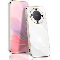 Θήκη για Honor Magic 6 Lite 5G, Glamour CamShield, λευκή