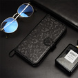 θήκη πτερύγιο για ASUS ROG Phone 8 Pro, Wallet Rhombus, μαύρη