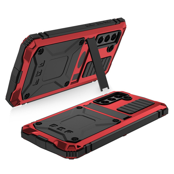 Θήκη για Samsung Galaxy S21 FE, R-JUST, θωρακισμένη, κόκκινη