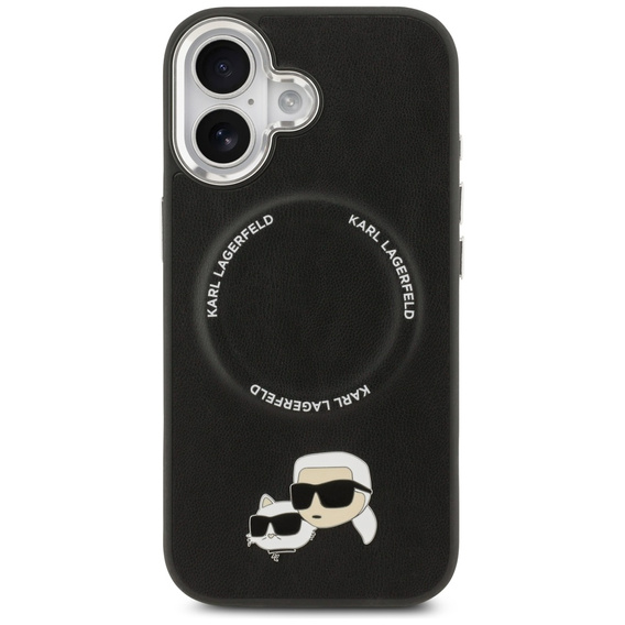 Θήκη Karl Lagerfeld Karl & Choupette Heads Pins & Logo MagSafe για iPhone 17