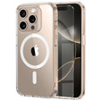 Μαγνητική θήκη MagSafe για iPhone 16 Pro Max, ERBORD CrystalMag, διαφανής + Γυαλί οθόνης