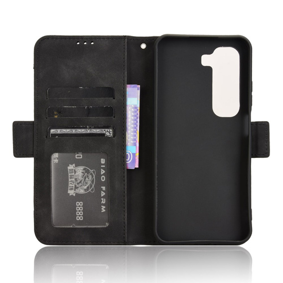 Θήκη με πτερύγιο για Infinix Hot 50 4G, Card Slot, μαύρη