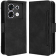 Θήκη με πτερύγιο για Infinix Zero 30 5G, Card Slot, μαύρη