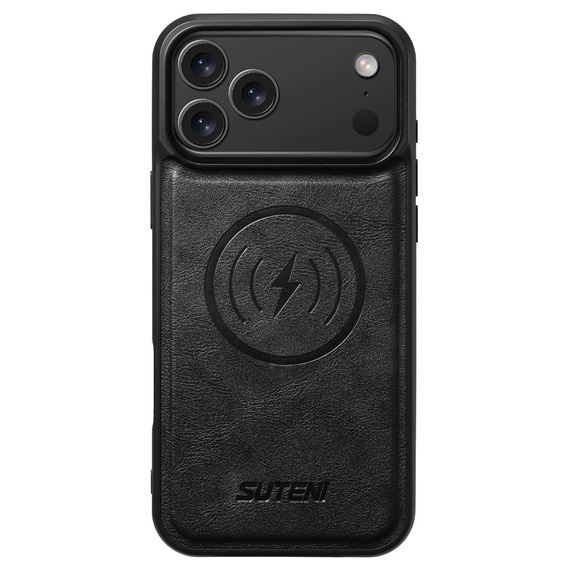 Θήκη 2 σε 1 για iPhone 17 Pro, SUTENI, για MagSafe, μαύρο