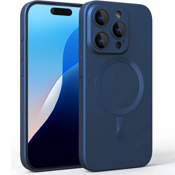 Θήκη για iPhone 16 Pro, ColorMag, για MagSafe, σκούρο μπλε