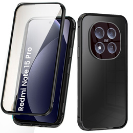 Θήκη Magnetic Dual Glass για Xiaomi Redmi Note 15 Pro 5G