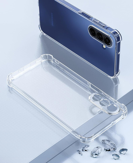 Θήκη για Samsung Galaxy A17 5G, ενισχυμένη, με προστασία κάμερας, διάφανη