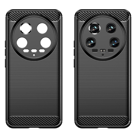 Θήκη για Xiaomi 14 Ultra, Carbon, μαύρη