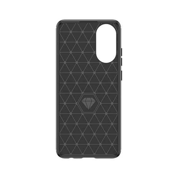 Θήκη για Oppo A98 5G, Carbon, μαύρη