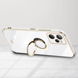 Θήκη για Realme C35, Electro Ring, λευκή