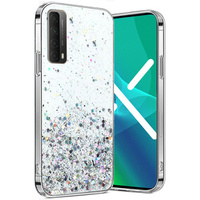 Θήκη για Huawei P Smart 2021/Y7A, Glittery, διαφανής