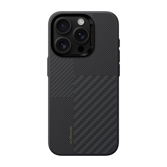 θήκη BENKS Kevlar για iPhone 16 Pro Max, για MagSafe, Carbon Fiber, μαύρη