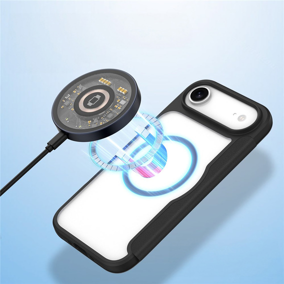 Θήκη Dux Ducis για iPhone Air, Skin X Pro, με πτερύγιο, για MagSafe, μαύρο