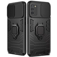 Θήκη για Samsung Galaxy A03s, KickStand Camera Lens, μπλε