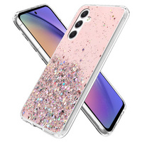 Θήκη για Samsung Galaxy A54 5G, Glittery, ροζ rose gold