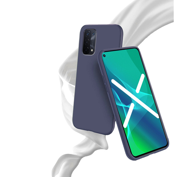 Λεπτή θήκη για Oppo A54 5G / A74 5G / A93 5G, Slim, σκούρο μπλε