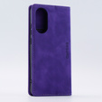 Θήκη για Oppo A78 4G, ERBORD Vintage, πορτοφόλι με πτερύγιο, μωβ