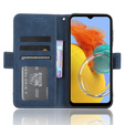 Θήκη με πτερύγιο για Samsung Galaxy M34, Card Slot, μπλε