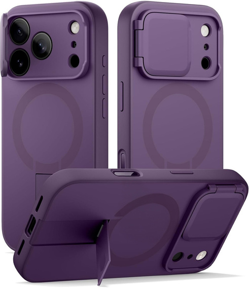 Θήκη Suritch Shockproof με βάση και προστατευτικό για την κάμερα, για MagSafe για iPhone 17 Pro Max