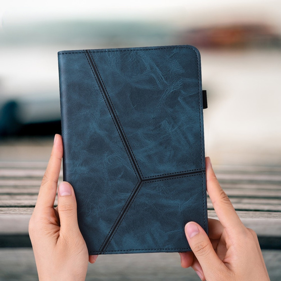 θήκη για Samsung Galaxy Tab S10 Lite / S10 FE / S9 FE / S9, Classic, με υποδοχή γραφίδας, μπλε