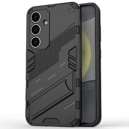 Θήκη για Samsung Galaxy A36 5G, Military kickstand, μαύρη