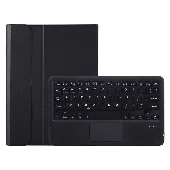Θήκη + πληκτρολόγιο Lenovo Tab K11 Plus, Leather Pen Slot TouchPad, μαύρη