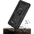 θωρακισμένη θήκη για LG K50S, Nox Case Ring, μαύρη