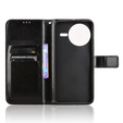 Θήκη με πτερύγιο για Xiaomi Poco F7 Pro, Crazy Horse Wallet, μαύρη