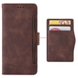 Θήκη με πτερύγιο για Google Pixel 8A, Card Slot, καφέ
