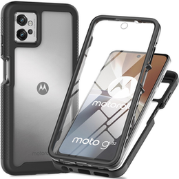 Θήκη για Motorola Moto G32, Shockproof, με μεμβράνη, μαύρη