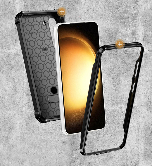 Θήκη για Samsung Galaxy S23 Plus, Heavy Duty Ring Belt Clip, μαύρη