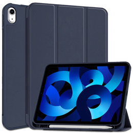 Θήκη για iPad 10.9 2022 10 Gen, Smart Pencil, με υποδοχή γραφίδας, σκούρο μπλε