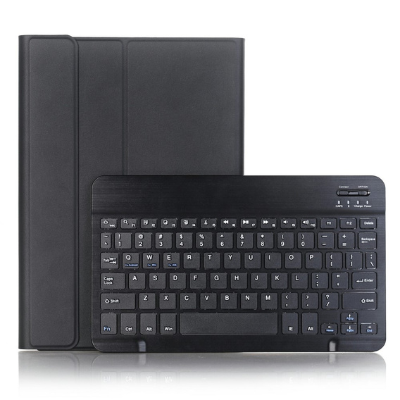 Θήκη + πληκτρολόγιο Samsung Galaxy Tab A9+, Leather Pen Slot, μαύρη