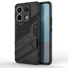 Θήκη για Xiaomi Redmi Note 13 Pro 5G, Military kickstand, μαύρη