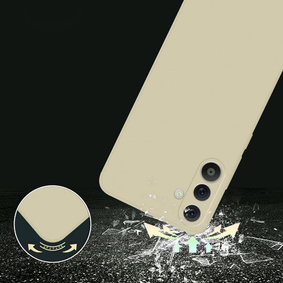 Θήκη για Samsung Galaxy A36 5G, Silicone Lite, μπεζ