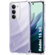 Θήκη για Xiaomi Redmi 15 5G / 4G, ενισχυμένη, με προστασία κάμερας, διάφανη