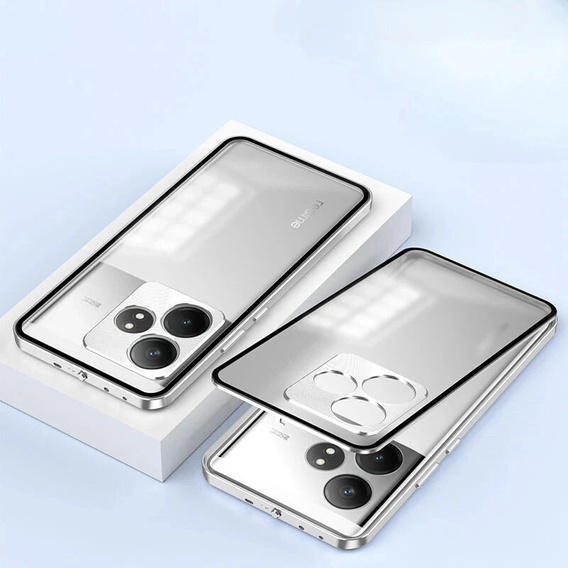 Θήκη για Realme GT 6 / 6T, Frame Case, ασημένια
