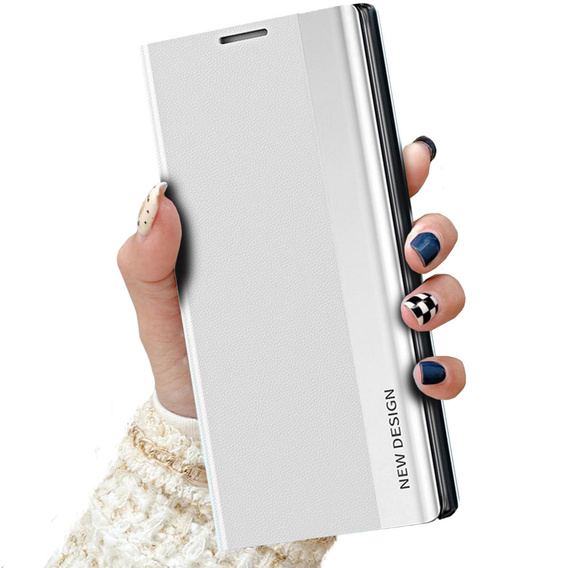 Θήκη με πτερύγιο για Samsung Galaxy A53 5G, Side Magnetic, λευκή