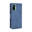 Θήκη με πτερύγιο για Xiaomi Redmi Note 10/10S, Card Slot, μπλε