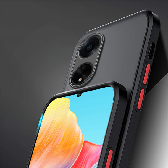 Θήκη για Oppo A18 4G / A38 4G, Fusion Hybrid, με προστασία κάμερας, ματ / μαύρο