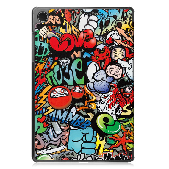 Θήκη για Samsung Galaxy Tab A9, Smartcase, graffiti