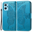 Θήκη με πτερύγιο για Realme 9i / Oppo A96, Butterfly, μπλε
