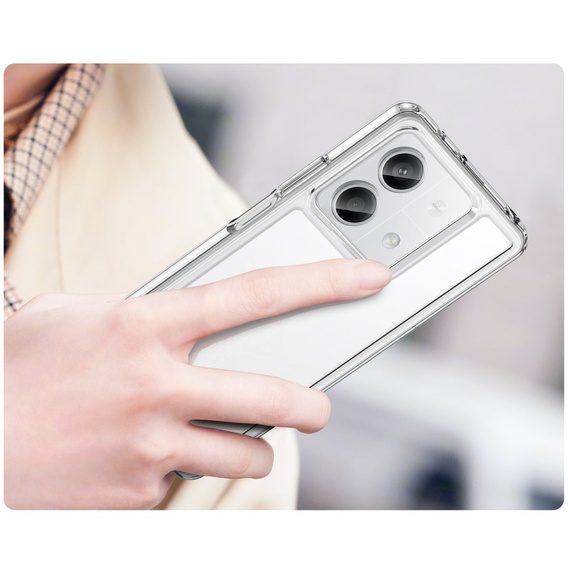 Θήκη για Xiaomi Redmi Note 13 5G, Fusion Hybrid, διαφανής