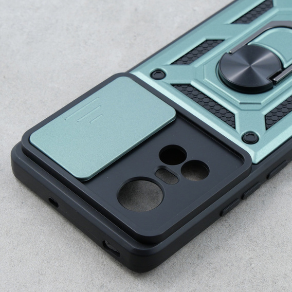 Θήκη για Oppo Reno 10 / 10 Pro, CamShield Slide, πράσινο