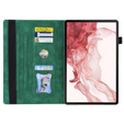 θήκη για Samsung Galaxy Tab S10 FE+ Plus, Classic, με υποδοχή γραφίδας, πράσινη