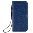 θήκη πτερύγιο για Oppo A5 Pro 5G, Wallet Rhombus, μπλε