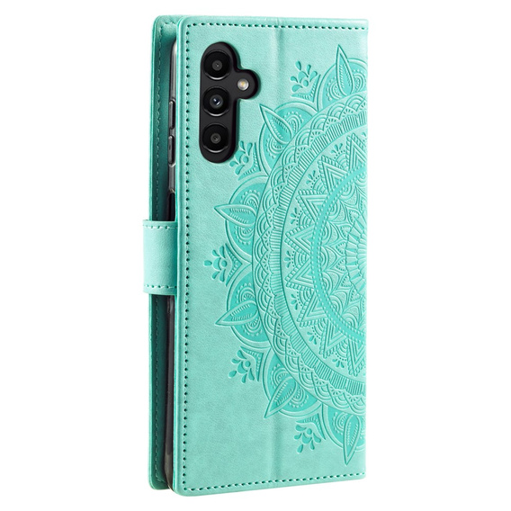 Θήκη με πτερύγιο για Samsung Galaxy A05s 4G, Mandala, μπλε