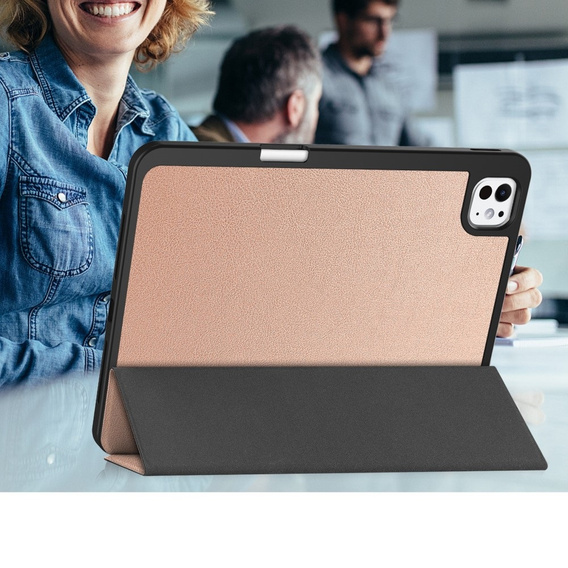 Θήκη για iPad Pro 11" 2024 (5 gen.), Smartcase με χώρο για γραφίδα, ροζ